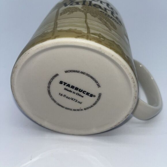 2014 Starbucks Puerto Vallarta Mug Collector Series Purple Ceramic Coffee 16oz - Picture 6 of 6